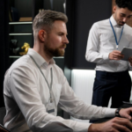 Professional IT working staff