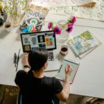 Digital Art and animation workspace