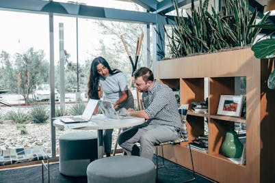 IT professionals at work