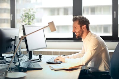 IT professionals at work