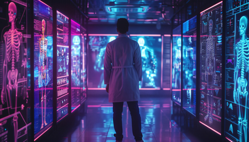 Doctor Experiencing Spatial Computing